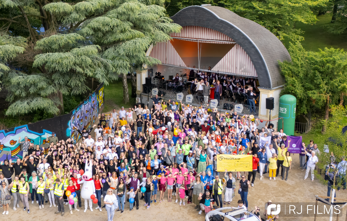 Aerial photo Aachen shows commitment 2024