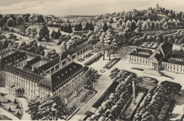 Historical map of the city park