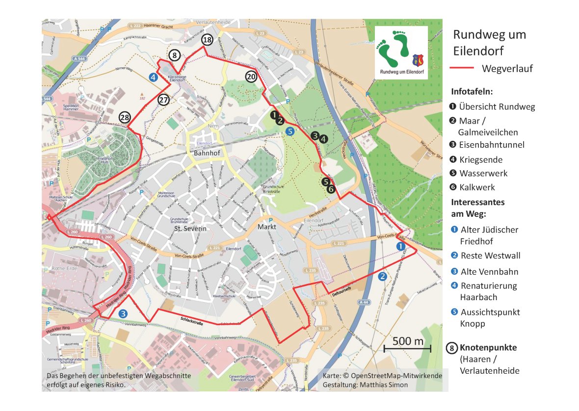 Hiking map
