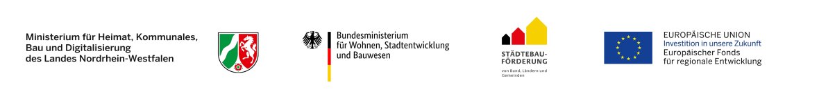 Sponsor logos: Federal Ministry, Ministry, urban development funding and European Union