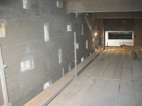 Shotcrete in the filter house