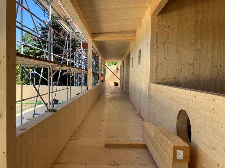 Hallway on the upper floor