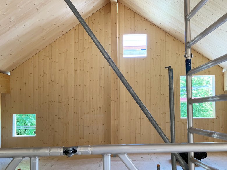 The technical room has been completed.