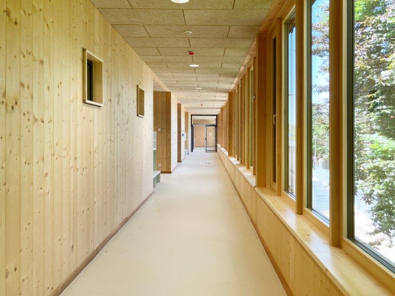 Hallway on the upper floor