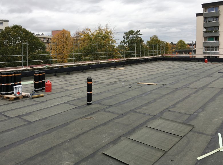 Roofing work