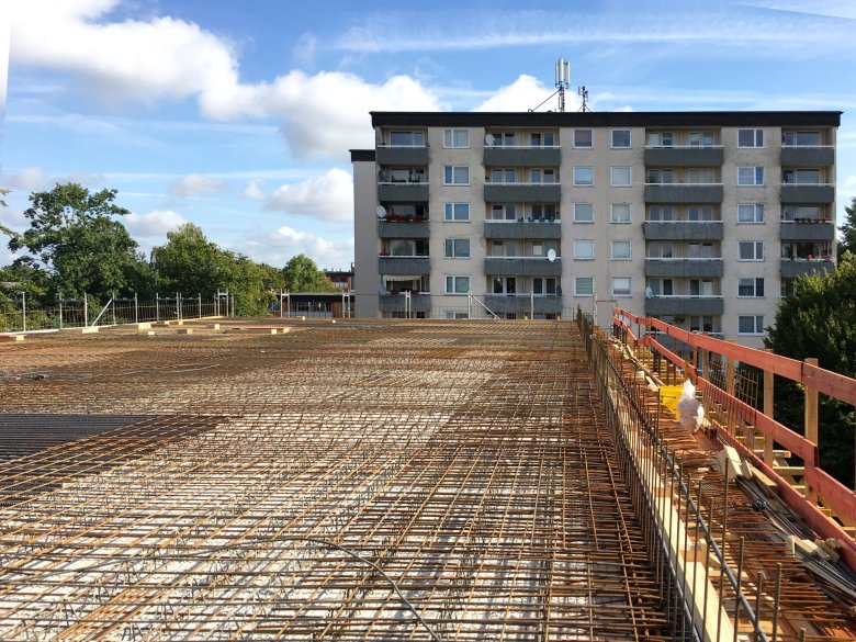 Reinforcement roof above ground floor