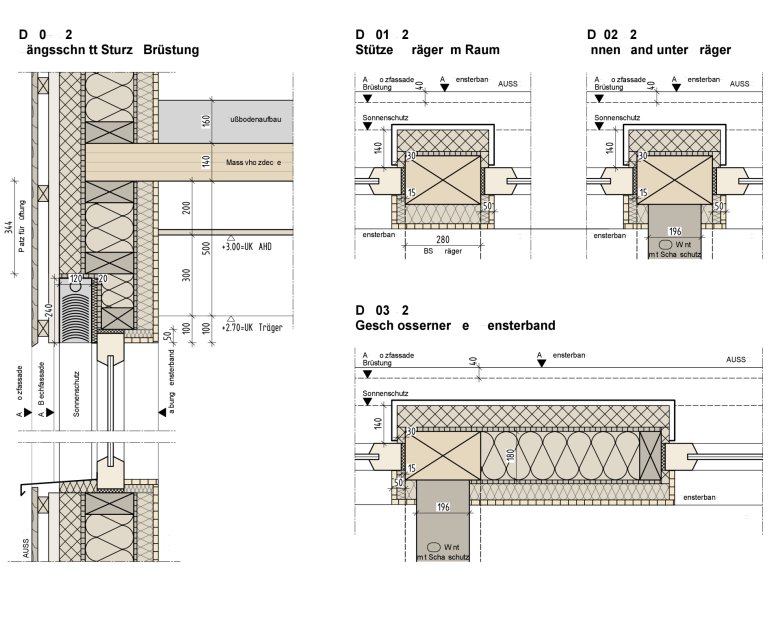 Window connections in detail