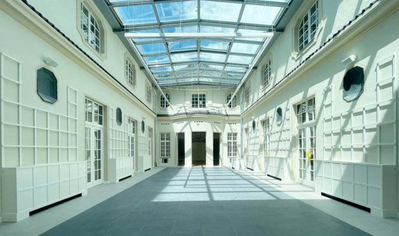 Gartenhof2_c_E26_2026 The garden courtyard shortly before completion