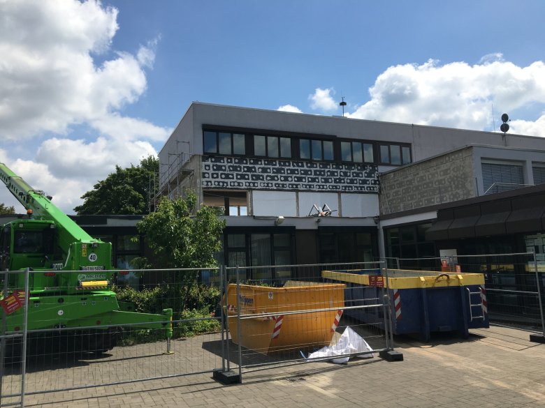 Further demolition work