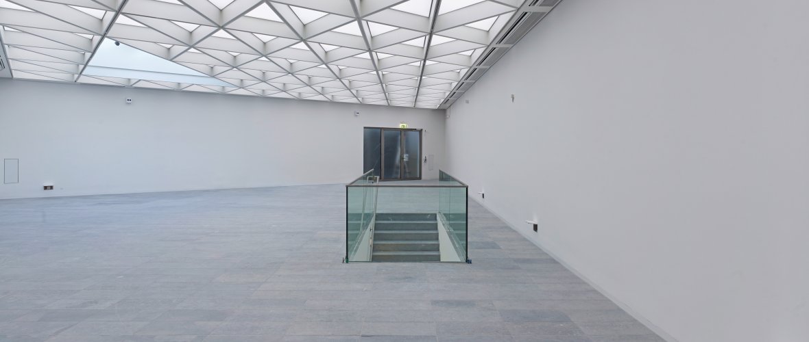 The temporary exhibition of the Centre Charlemagne in Aachen's city center.