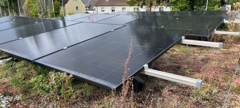 PV_System_Changing_Room_Building_Ahornstraße_c_E26_2026 The solar power system on the changing room building at Auf der Hörn