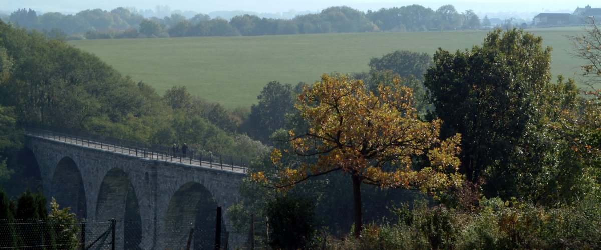 Old aqueduct/railway bridge