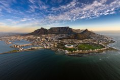 Table Mountain Cape Town Aerial view of Table Mountain