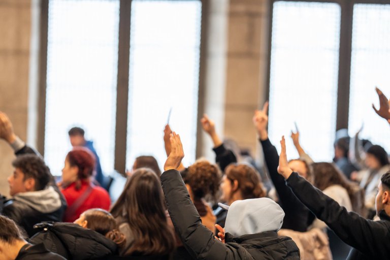 Great commitment: around 100 young people enthusiastically took part in "Pimp My Future".