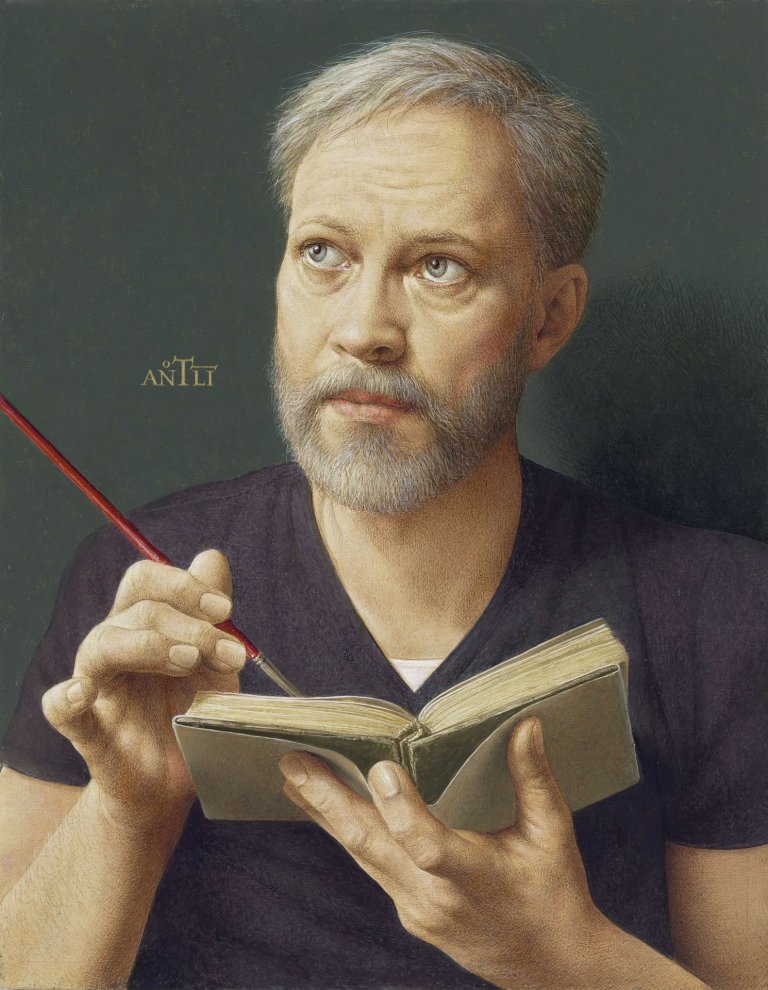 Michael Triegel, Self-portrait, 2020, photo: Galerie Schwind, Leipzig | VG-Bildkunst, Bonn 2025.