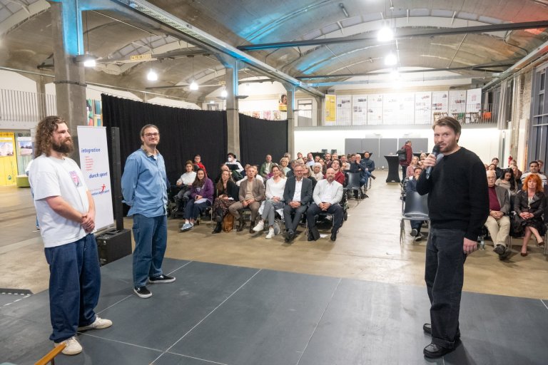 Representative of the 1st Aachen Skateboard Club.