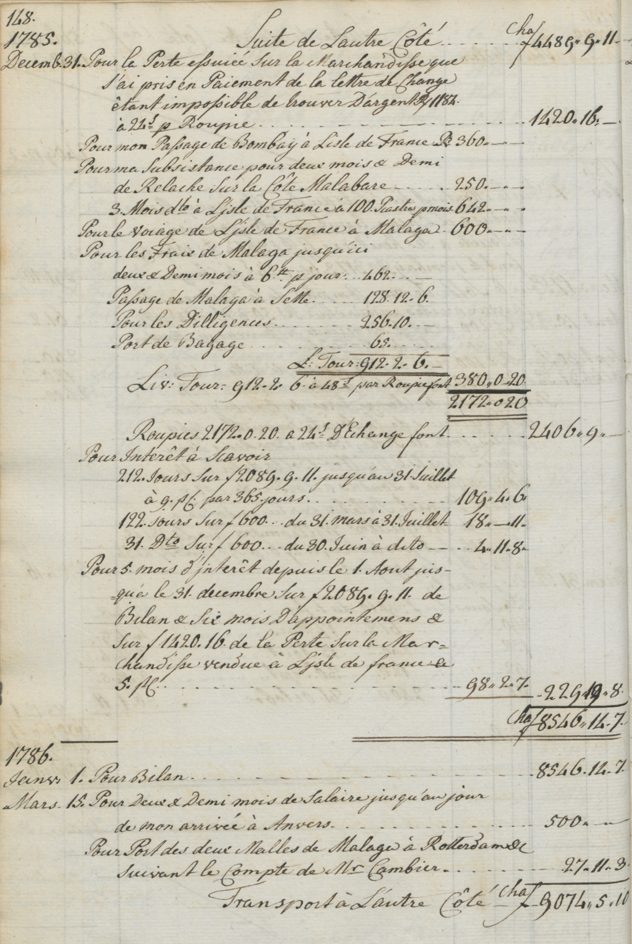 An old, slightly yellowed sheet of paper written in black ink.