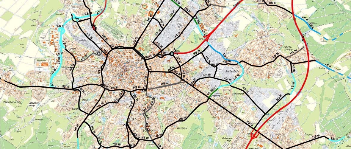 Réseau routier principal