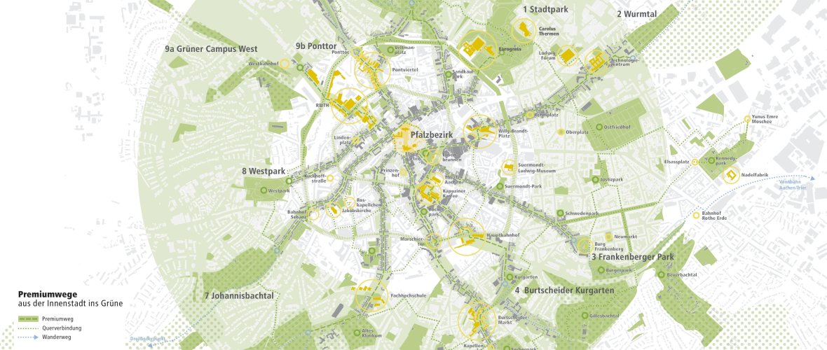 Carte des sentiers premium