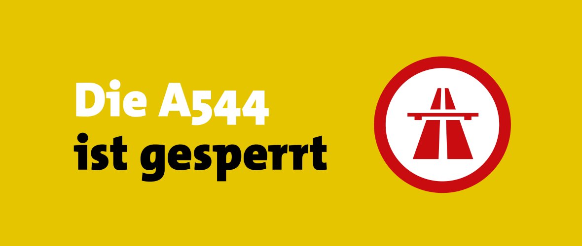 L'A544 est fermée