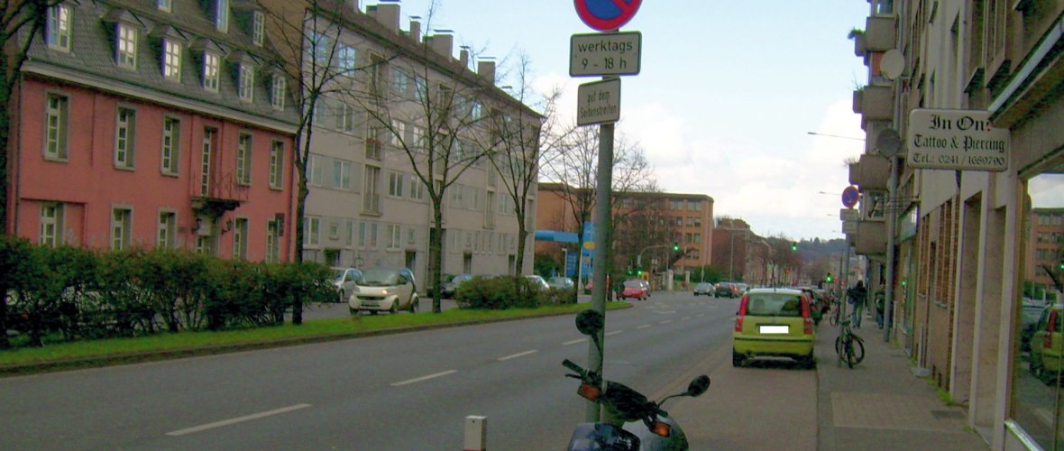 Vue sur la rue Roermond
