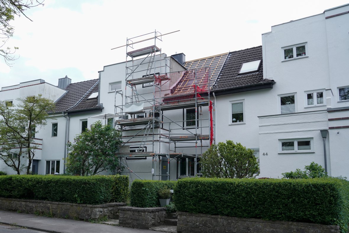 Mesures de modernisation d'un bâtiment des groupes de maisons mitoyennesJulius Brüsch