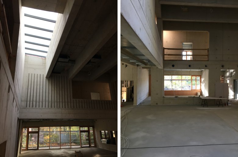 Innenraum1_c_E26_2022_11 La chape a été posée, la suite de l'installation commence.