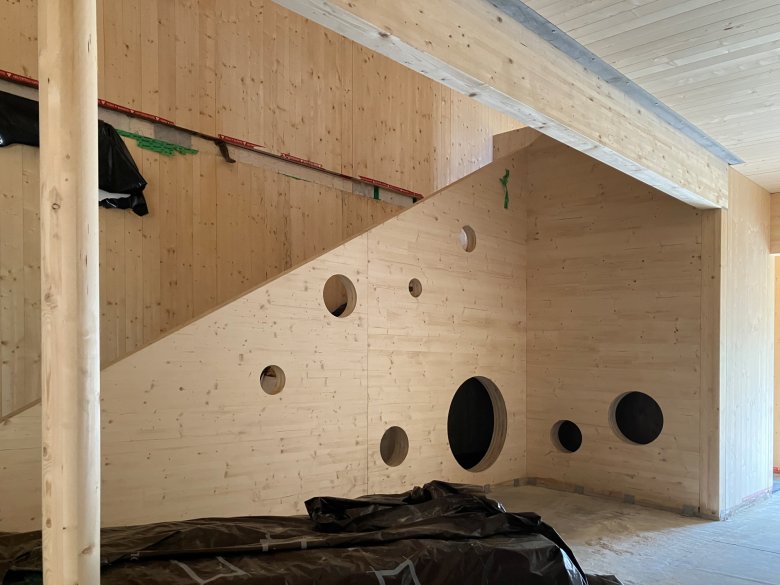 Couloir de jeu au rez-de-chaussée