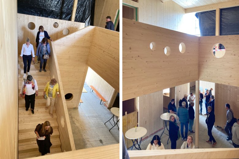 Visite guidée de la structure par l'invité