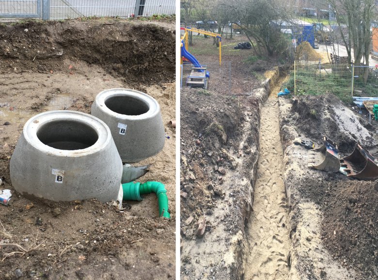 Travaux de canalisation