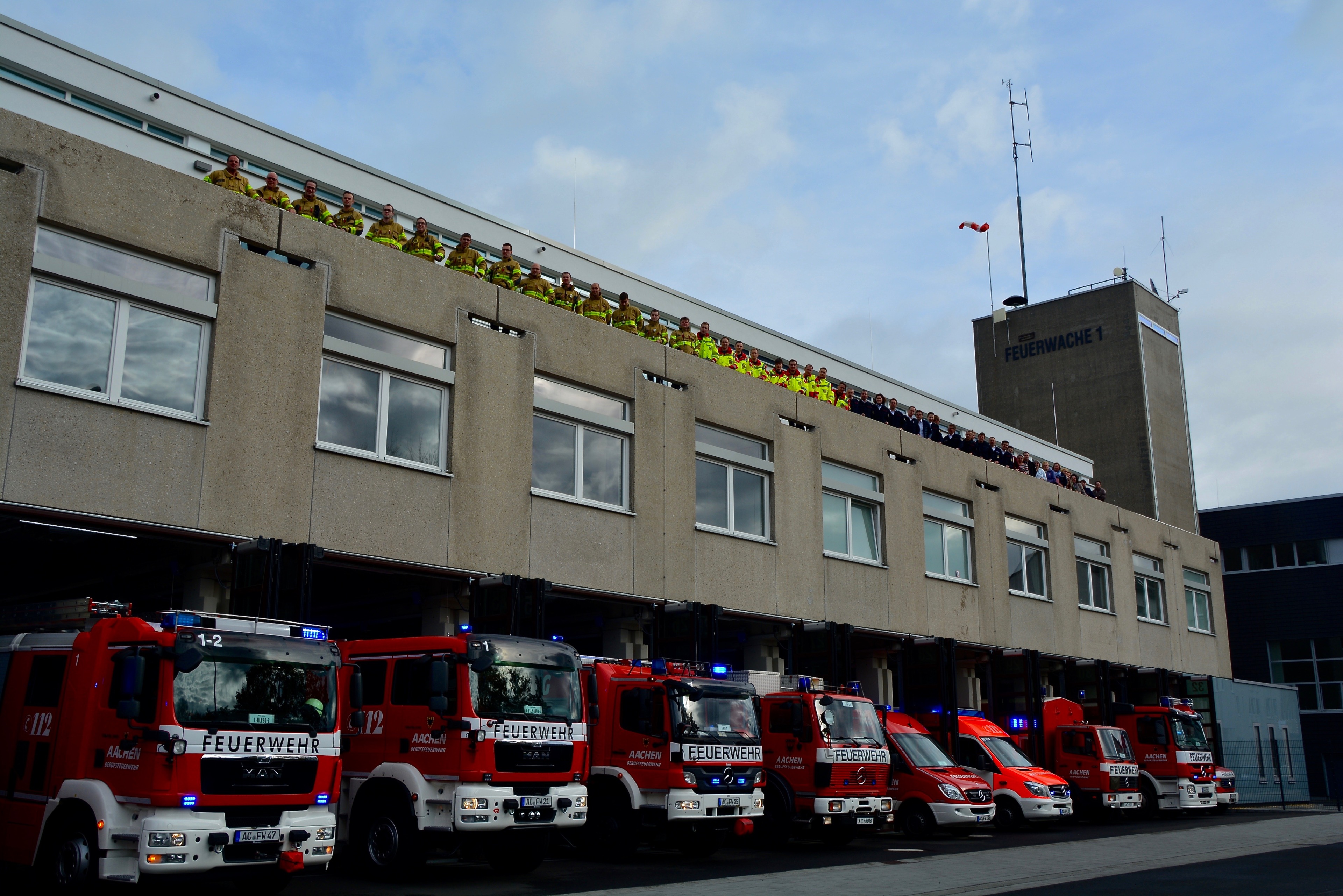 La caserne de pompiers de la Stolberger Straße. Photo : A. Herrmann