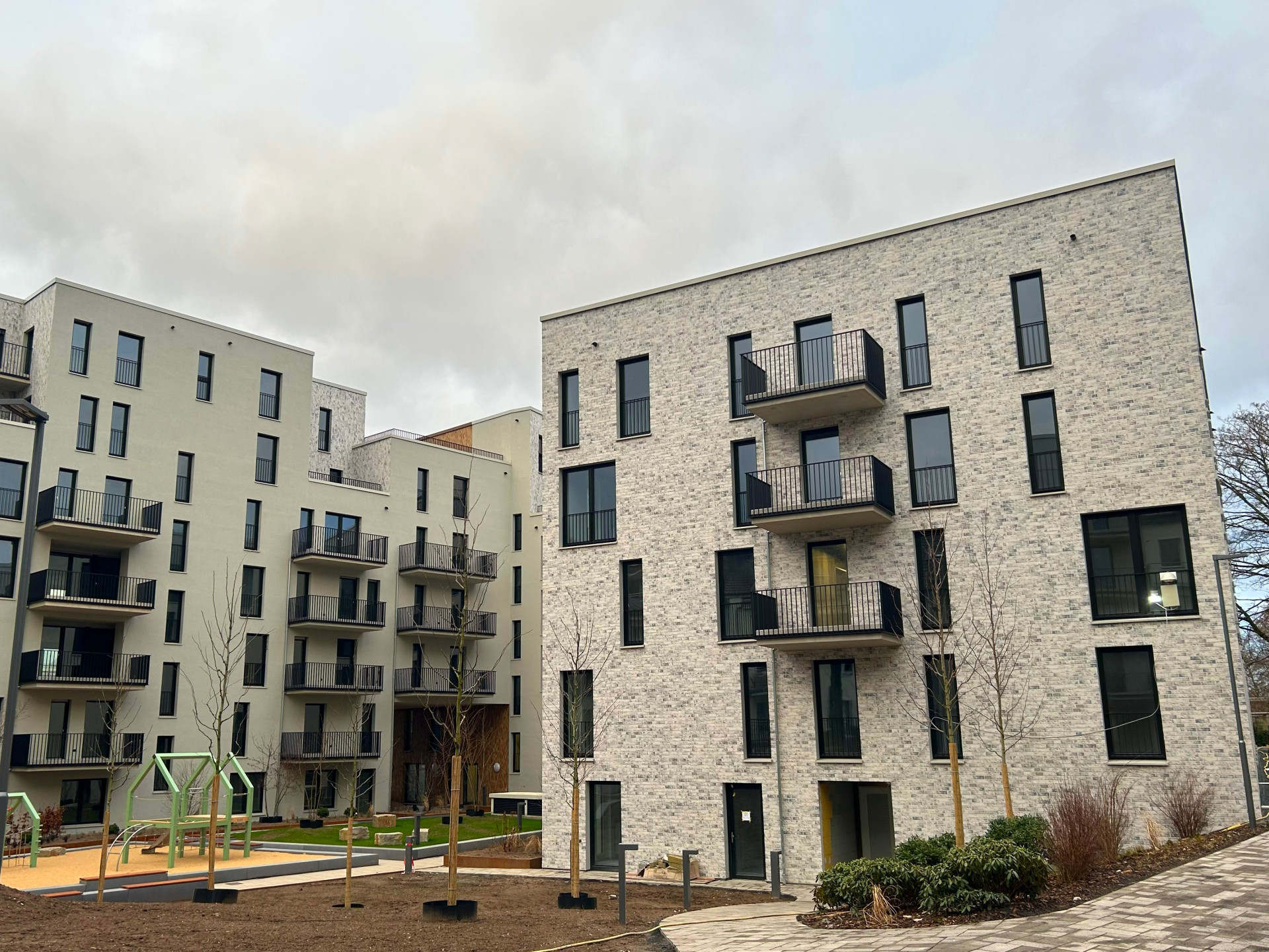 Un nouveau complexe avec une cour intérieure