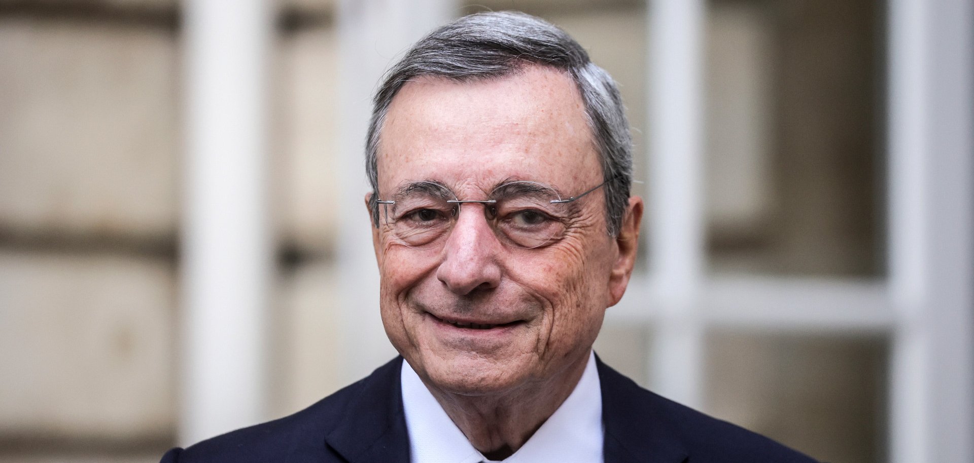 Portrait du professeur Mario Draghi, ancien président de la Banque centrale européenne et ancien Premier ministre de la République italienne
