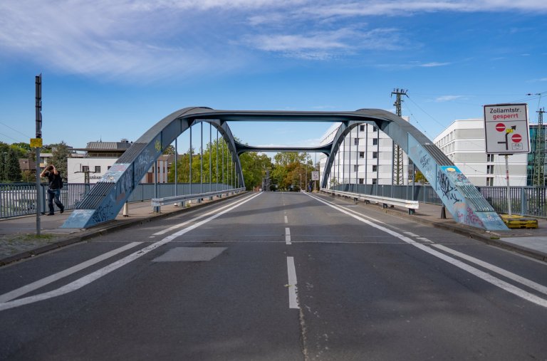 Une photo du pont de Burtscheid à Aix-la-Chapelle