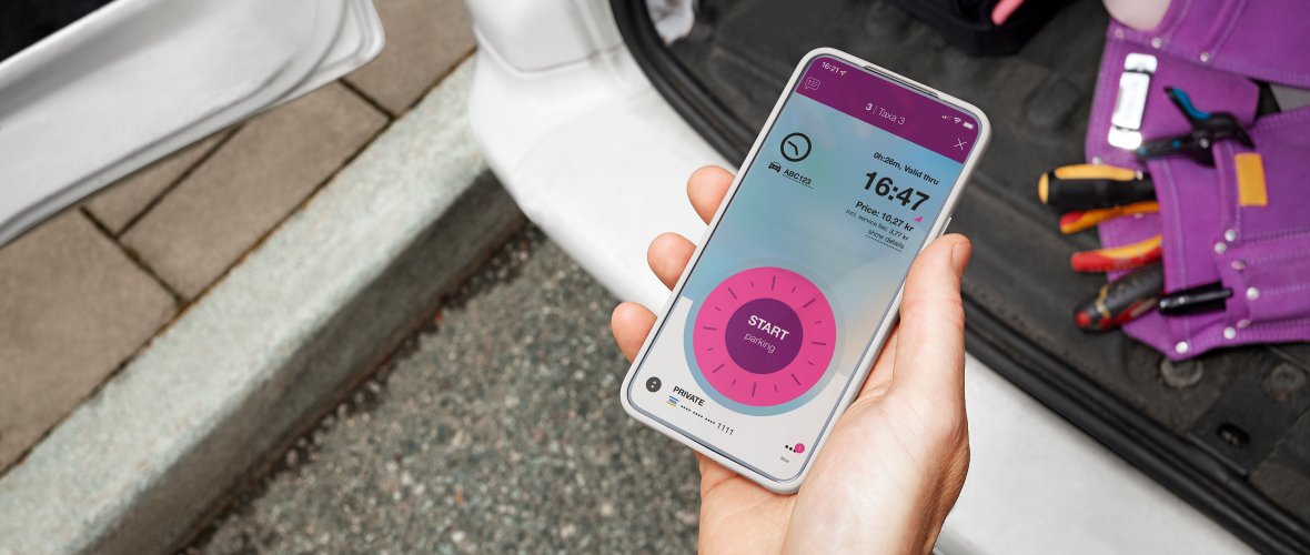 Symbool foto app parkeren