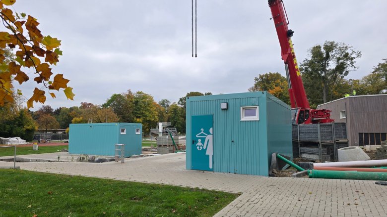 De laatste twee containers