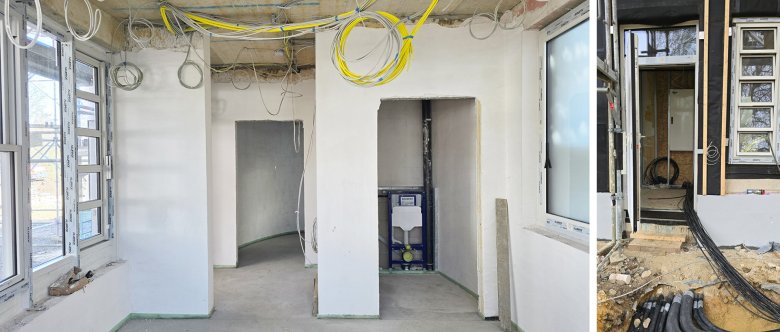 Elektrische installaties bij de kassa