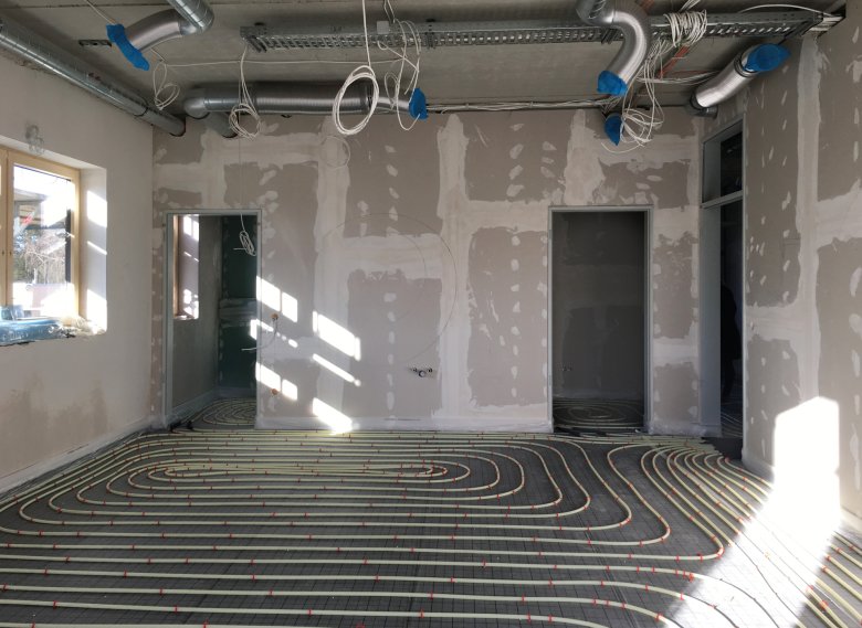 Vloerverwarming ontwerp