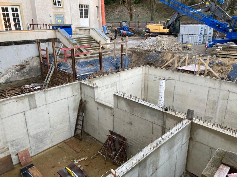 Kelderuitbreiding met sprinklerinstallatie