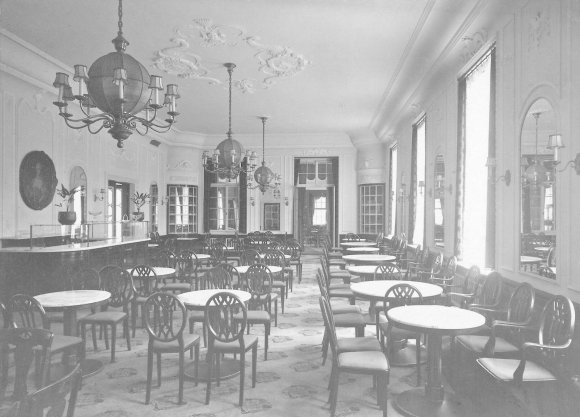 De patisserie ten tijde van de bouw