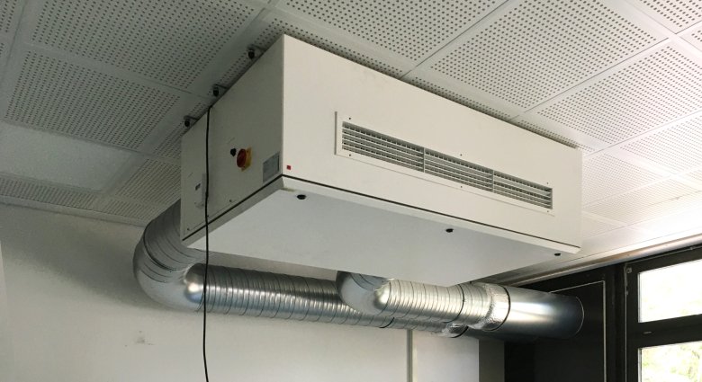 Ventilatiesysteem vooraanzicht