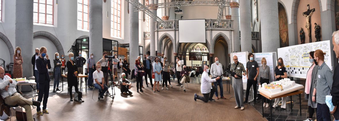 Foto van een informatie-evenement