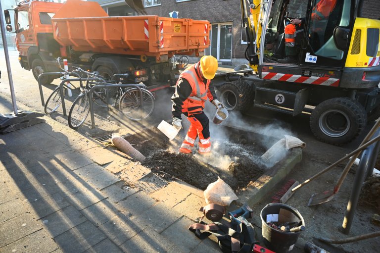 Stadsoperatie, bomen planten, Leydelstraße