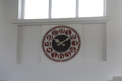 Uhr in der kleinen Halle. © Stadt Aachen/David Rüben