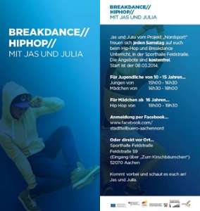 Flyer Breakdance/HipHop