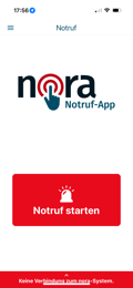 Ein Foto der nora App