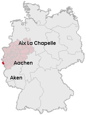 Aachen Karte