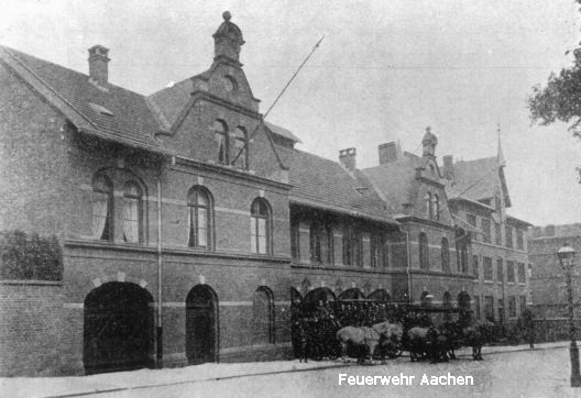 Historische Fotodarstellung Feuerwache Vinzensstrasse