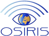 Logo Osiris - Auge mit Wellen