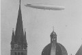 Die Archivalie des Monats März 2016 „Glück ab“ – Luftschiff Graf Zeppelin über Aachen“, die auch am Tag der Archive in der Nadelfabrik ausgestellt wird. © Stadtarchiv Aachen